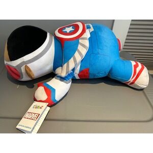 Disney Marvel Cuddleez Captain America Sam Wilson Plush Large Soft Toy New NWT